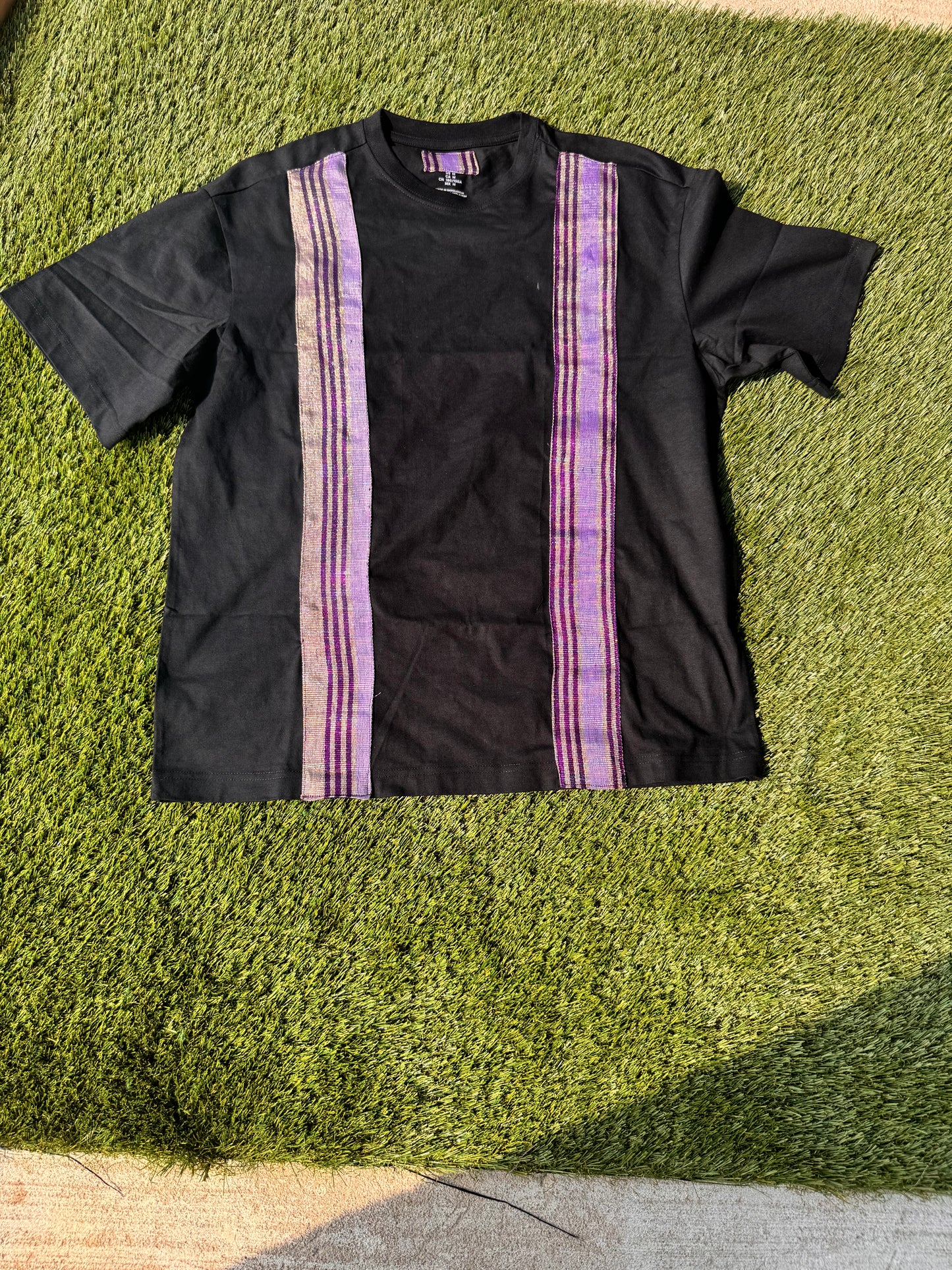 Delight Aso oke cotton afrocentric Tshirt for men