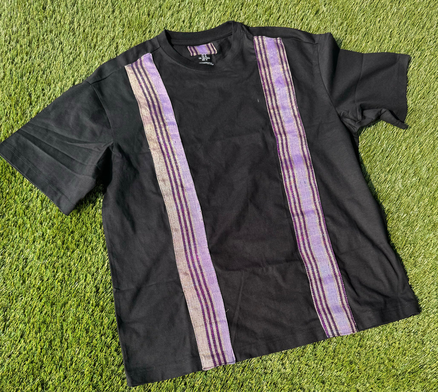 Delight Aso oke cotton afrocentric Tshirt for men