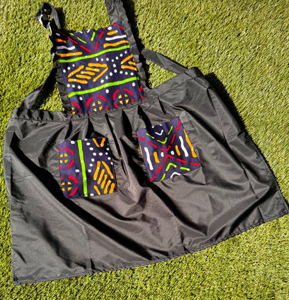 Preston Mudcloth African print kitchen Apron