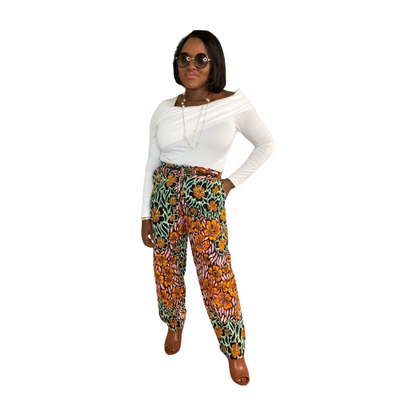 Abisoye African print Ankara Pant Trousers for women