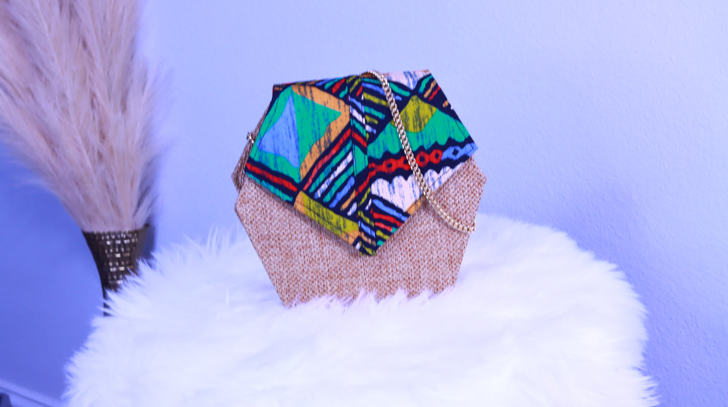 Itele Ankara African Rafia Side summer bag