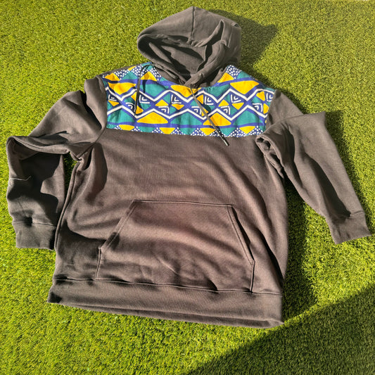 Mudi  Mudcloth Ankara Hoodie   sweatshirt