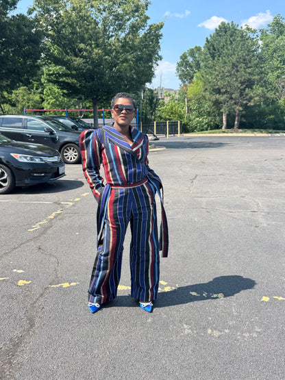 Iruwe Aso oke two piece Jackets and pants