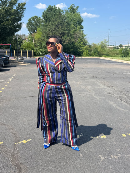 Iruwe Aso oke two piece Jackets and pants