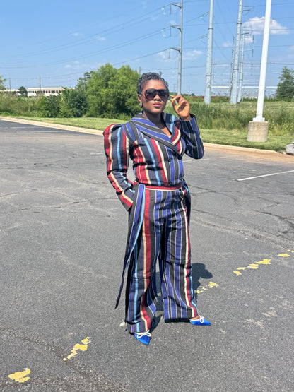 Iruwe Aso oke two piece Jackets and pants