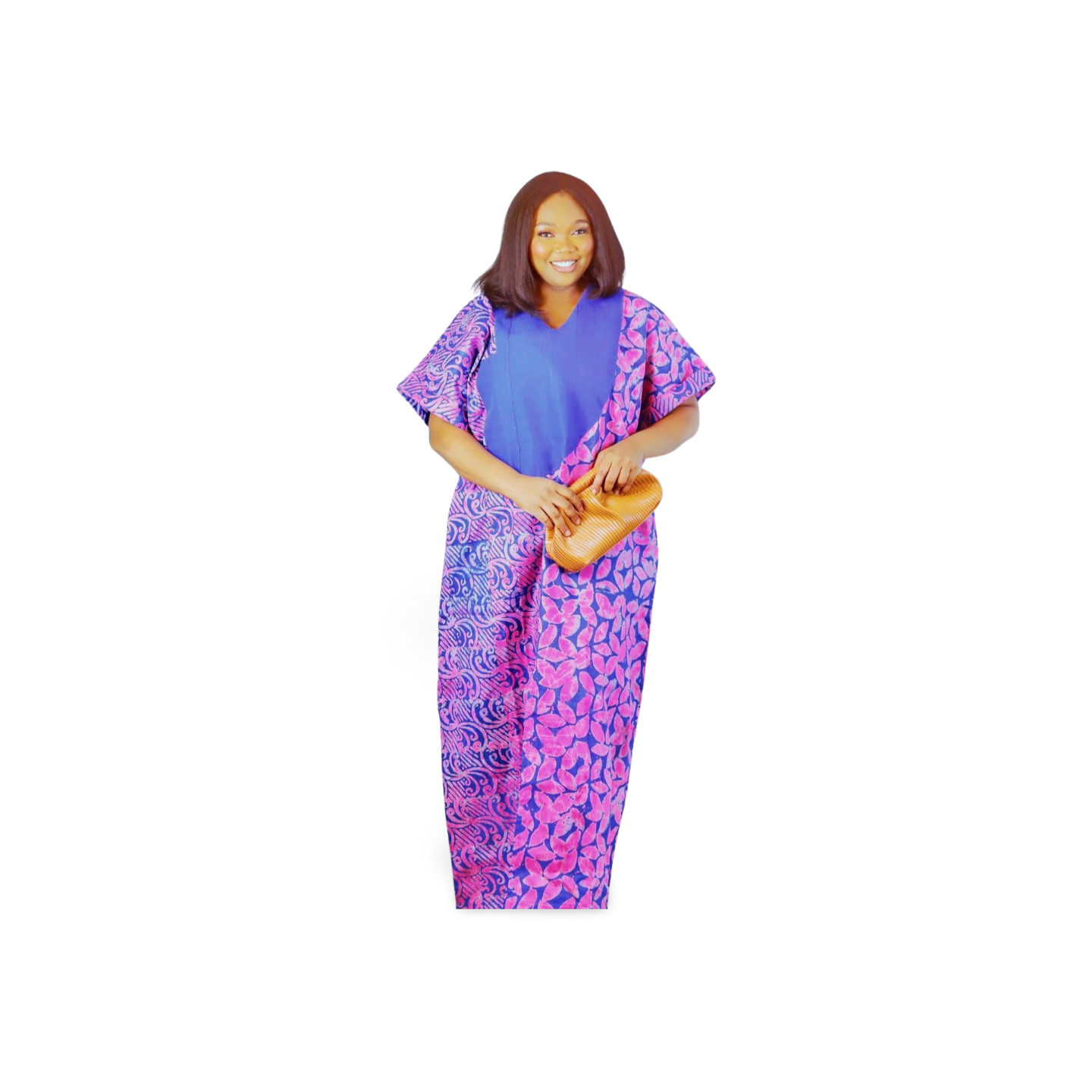 Irewamiri Adire African print casual comfy Bubu Kaftan