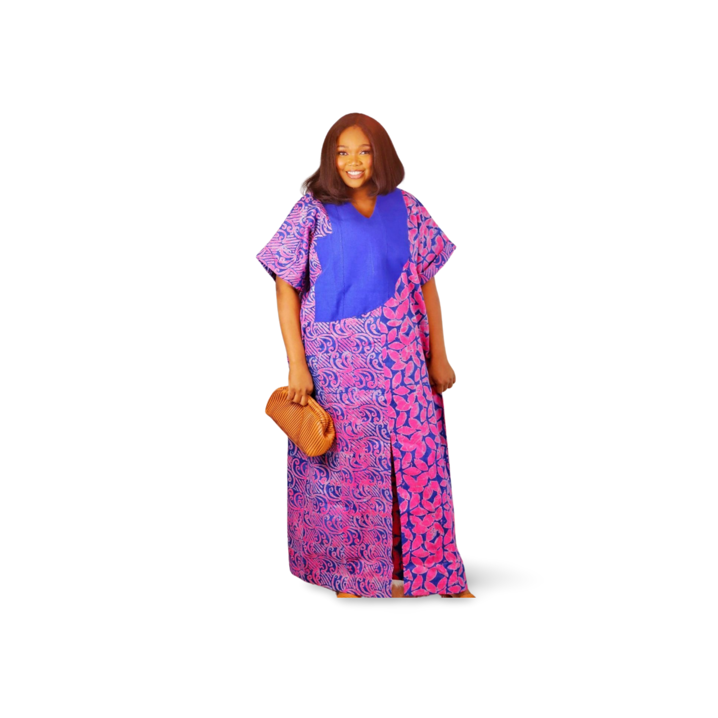 Irewamiri Adire African print casual comfy Bubu Kaftan