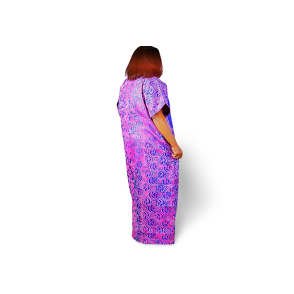 Irewamiri Adire African print casual comfy Bubu Kaftan