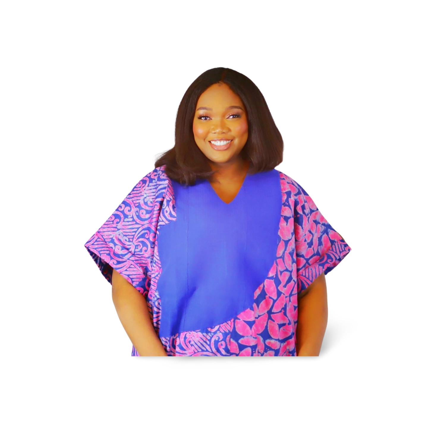 Irewamiri Adire African print casual comfy Bubu Kaftan