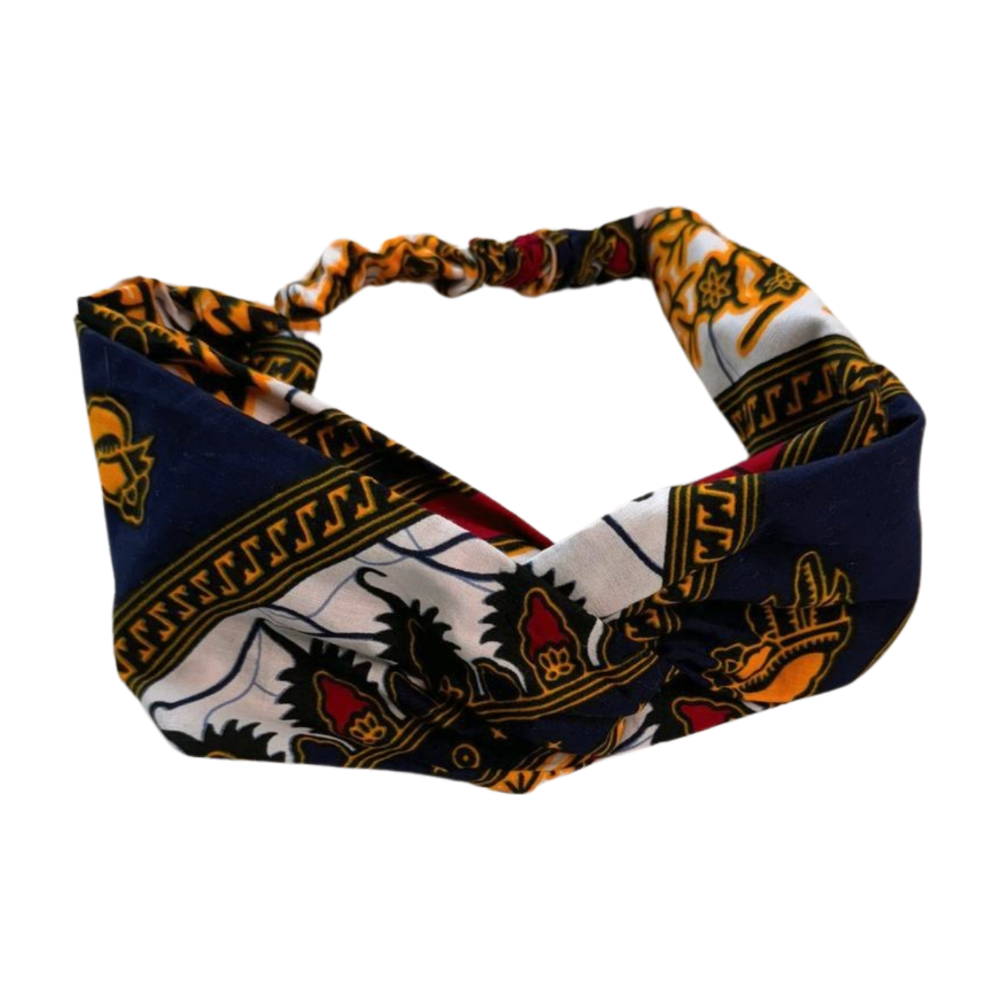 African print Ankara twisted criss-cross hairband