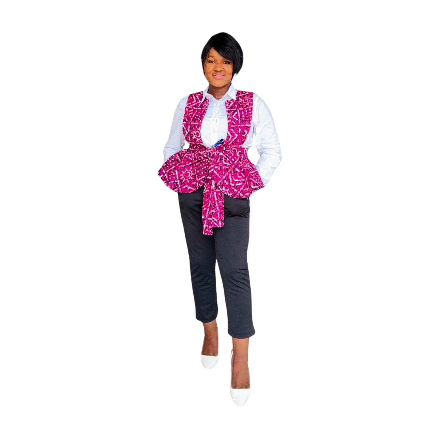 Ankara waterfall jacket best sale