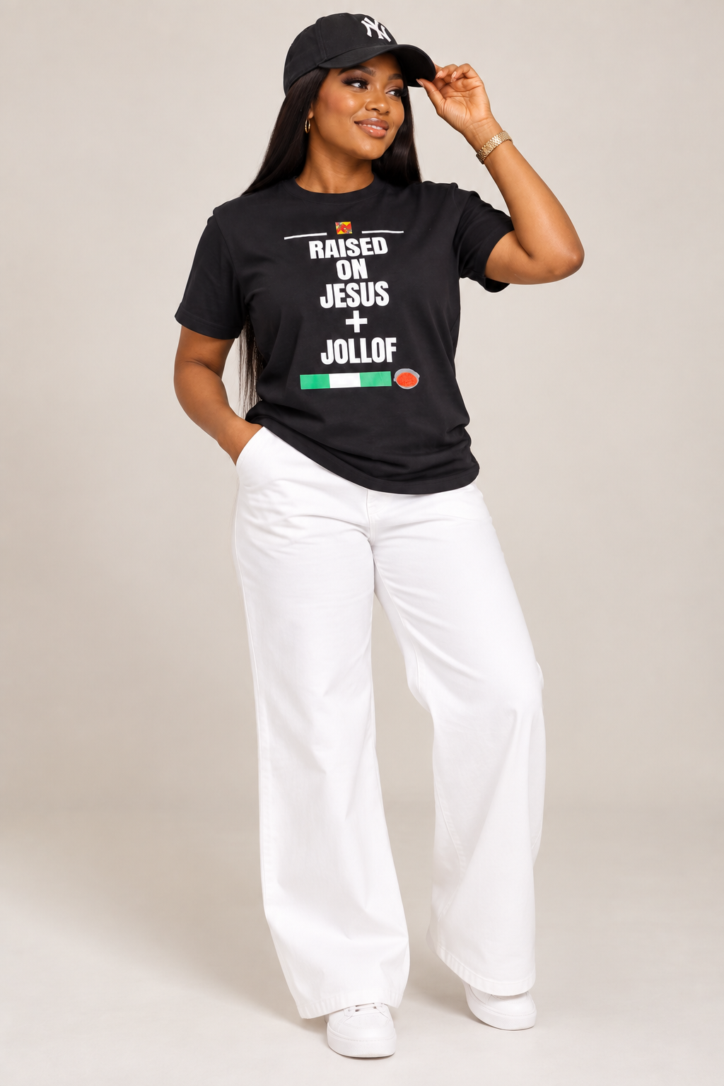 Raised on Jesus Cotton Tshirt