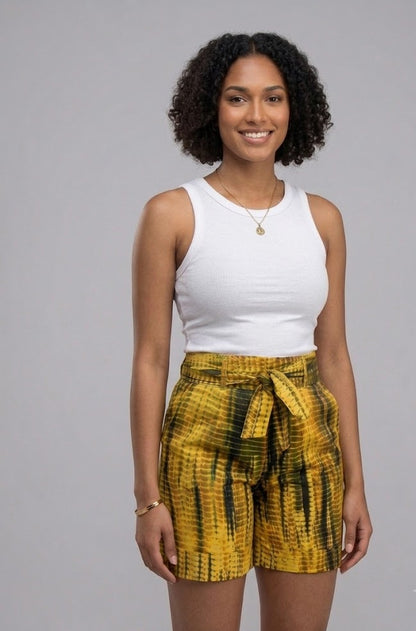 Fehinti African print Ankara Shorts for women