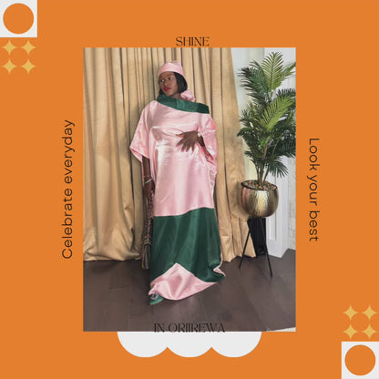 Adaego African Rich aunty caftan glamor Caftan Bubu for women