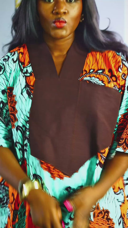 Flowery comfy women Bubu